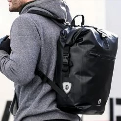 Beste Pirce ? RHINOWALK Fietstas - Rugzak - Rolltop - Schoudertas - Schooltas - Volledig Waterdicht 27L ? -Kastoes winkel 550x489 4