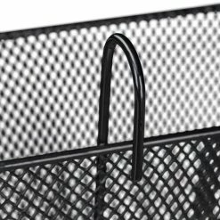 Begroting ? Relaxdays Fietsmand Stuur - Fietsmandje Met Haken - Fiets Mand Voorop - Klein - Metaal - Zwart ? -Kastoes winkel 550x490 2