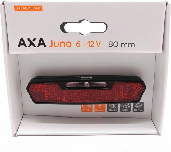 Nieuw ? AXA - Juno E-bike 6-12V - Fiets Achterlicht - LED Fietsverlichting - 80 Mm - Rood ? 8 Nieuw ? AXA - Juno E-bike 6-12V - Fiets Achterlicht - LED Fietsverlichting - 80 Mm - Rood ? - Afbeelding 8