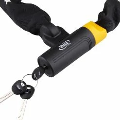 Beste Verkoop ❤️ VINZ Salado Kettingslot / Fietsslot Met Vaste Kop ART2 - 90cm ? -Kastoes winkel 550x494 3