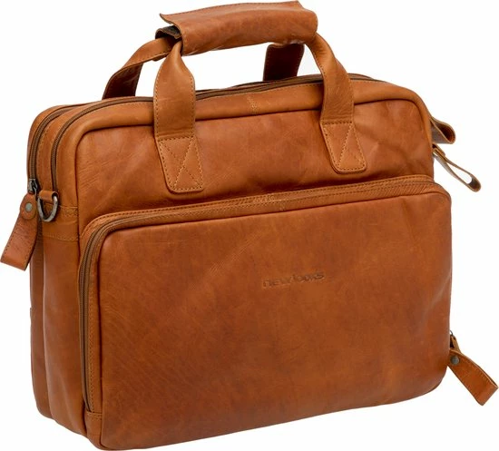 Goedkoop ? New Looxs Cali Leren Laptop Fietstas – 17 Liter - Cognac ? 1 Goedkoop ? New Looxs Cali Leren Laptop Fietstas – 17 Liter - Cognac ?