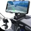 Promo ? Merkloos Multifunctionele Autohouder Voor Dashboard, Met Verstelbare Veerclip, 360 Graden Draaibaar, Draagbaar, Voor Auto En Smartphones Van 4 Tot 7 Inch (zwart) ? -Kastoes winkel 550x498 2