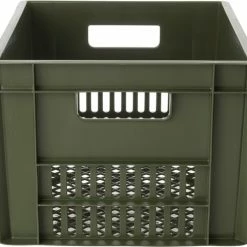 Goedkoopste ? Fastrider Fietskrat Groot - Legergroen - 34L ? -Kastoes winkel 550x501