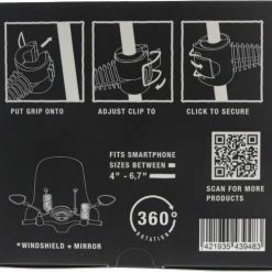 Beste Verkoop ? MANOS LIBRES - MODEL E PRO | TELEFOONHOUDER SCOOTER, MOTOR, FIETS | WINDSCHERM | UNIVERSEEL | ZWART | PIAGGO | VESPA | ZIP ? -Kastoes winkel 550x501 9