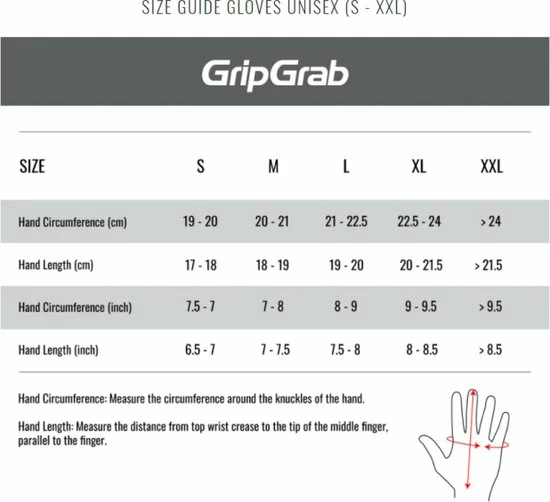 Begroting ? GripGrab GripGrab SuperGel XC Touchscreen Full Finger Handschoenen - Zwart - Unisex - Maat XL ? 6 Begroting ? GripGrab GripGrab SuperGel XC Touchscreen Full Finger Handschoenen - Zwart - Unisex - Maat XL ? - Afbeelding 6