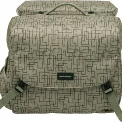 Beste Verkoop ? New Looxs Ivy Mondi Joy Dubbele Fietstas - 38 Liter Walnoot ✔️ -Kastoes winkel 550x507 4