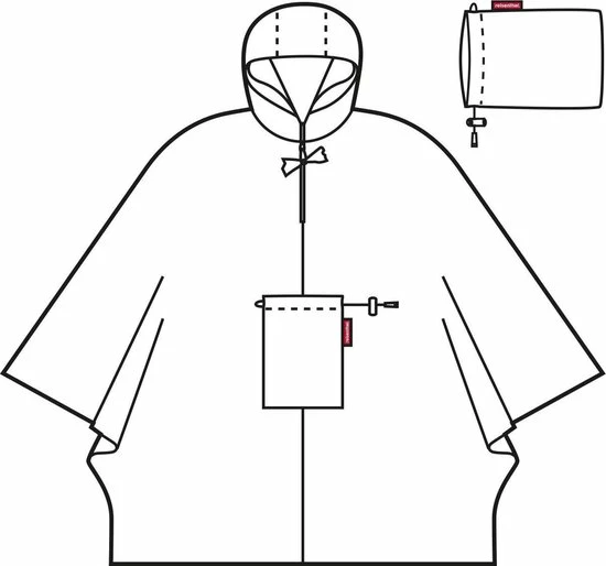 Beste Pirce ? Reisenthel Mini Maxi Poncho RegenPoncho - Opvouwbaar - Dots Zwart ⌛ 4 Beste Pirce ? Reisenthel Mini Maxi Poncho RegenPoncho - Opvouwbaar - Dots Zwart ⌛ - Afbeelding 4