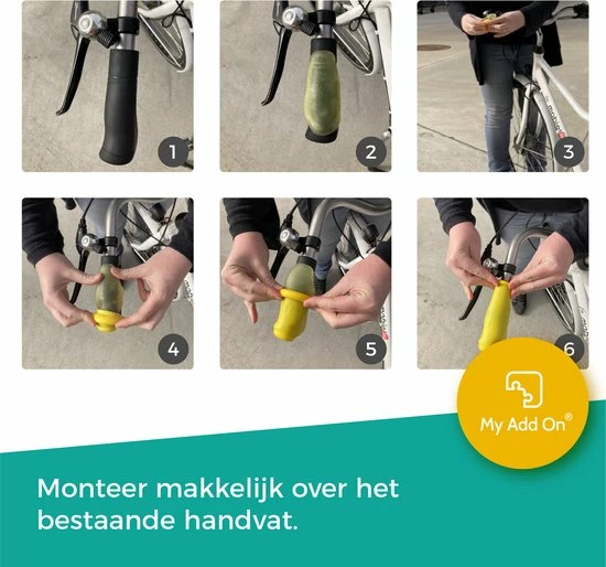 Beste Verkoop ? MyAddOn MyVeloGrips Ergonomische Handvatovertrek Voor Fietsgrepen Van Silicone Tegen Slapende Handen Tijdens Het Fietsen, Handvatovertrek Voor Alle Fietsengrepen, Handvathoes 2st. Geel 21x6,5x9cm ? 2 Beste Verkoop ? MyAddOn MyVeloGrips Ergonomische Handvatovertrek Voor Fietsgrepen Van Silicone Tegen Slapende Handen Tijdens Het Fietsen, Handvatovertrek Voor Alle Fietsengrepen, Handvathoes 2st. Geel 21x6,5x9cm ? - Afbeelding 2
