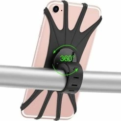 Beste Verkoop ⌛ Merkloos Mobiele Telefoon Houder Voor Op Je Fiets | Geschikt Voor Elk Toestel | Houder Telefoon | Extra Stevig | Smartphone Houder | Stuur Houder | 360 Graden Draaibaar | Motor | Racefiets | Zwart ? -Kastoes winkel 550x516 1