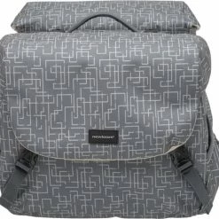 Korting ? New Looxs Ivy Mondi Joy Dubbele Fietstas - 38 Liter Grijs ? -Kastoes winkel 550x516 4