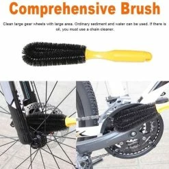 Top 10 ✔️ Merkloos Decopatent® 6 Delige Fiets Onderhoud Set - Fiets Schoonmaak Borstels - Ketting Reiniger - Frame Spons - Mtb - Racefiets - Ebike ? -Kastoes winkel 550x523