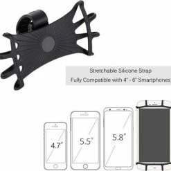 Beste Verkoop ⌛ Merkloos Mobiele Telefoon Houder Voor Op Je Fiets | Geschikt Voor Elk Toestel | Houder Telefoon | Extra Stevig | Smartphone Houder | Stuur Houder | 360 Graden Draaibaar | Motor | Racefiets | Zwart ? -Kastoes winkel 550x523 3