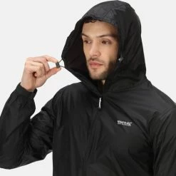 Beste Pirce ? Regatta Pack-It II Regenjas - Maat M - Mannen - Zwart ⌛ -Kastoes winkel 550x524 3