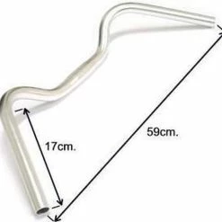 Uitgang ? Ergotec Stuur Stadsfiets Stuttgart 22,2/ 590/ 25,4 Mm Zilver ? -Kastoes winkel 550x525 8