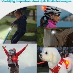 Beste Pirce ? Merkloos Fietsverlichting Set - Voorlicht Koplamp - Achterlicht - Fietslamp - Fietsverlichting Flexibel Oplaadbaar - USB - Multifunctioneel - LED Waterdicht Duurzaam Huisdierverlichting - Halsbandverlichting ❤️ -Kastoes winkel 550x527 11