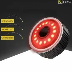 Beste Pirce ⭐ RSQUAD - Fietsverlichting USB Oplaadbaar - LED Achterlicht - Fietslicht - Rugzak LED Verlichting - Rond Achterlicht - Inclusief USB Kabel ? -Kastoes winkel 550x529 8