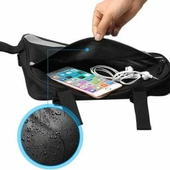 Beste Pirce ✔️ Merkloos Fiets Frame Tas - Driehoek Opbergtas - Frametas Racefiets - Fietstas Stuur / Zadel - Wielrennen - Fietsframe Opbergtas - Waterproof ? -Kastoes winkel 550x531