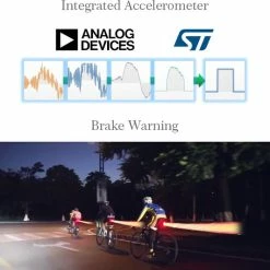 Nieuw ? Rockbros Slim Fiets Achterlicht, Automatische Rem Sensor, IPx6 Waterdicht LED, Via USB Opladen, Met Zadelbevestiging, Slimme Fietsverlichting ❤️ -Kastoes winkel 550x532 4