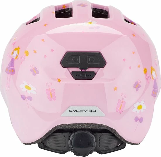 Gloednieuw ? Abus Helm Smiley 3.0 - Rose Princess - S ( 45-50 CM ) - Kinder Fietshelm ✨ 5 Gloednieuw ? Abus Helm Smiley 3.0 - Rose Princess - S ( 45-50 CM ) - Kinder Fietshelm ✨ - Afbeelding 5