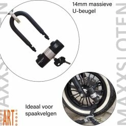 Coupon ? Maxx-Locks Tirau Scooterslot / Motorslot ART 4 Kettingslot + Loop - 120cm ? -Kastoes winkel 550x539 5