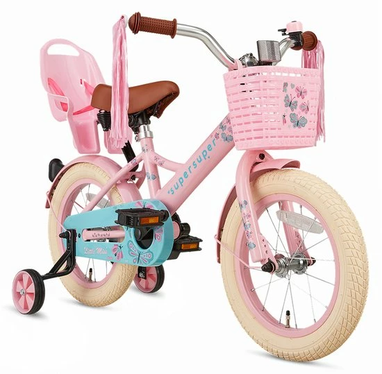 Goedkoopste ? Supersuper Little Miss - Kinderfiets - Meisjesfiets - 14 Inch - Roze ? 3 Goedkoopste ? Supersuper Little Miss - Kinderfiets - Meisjesfiets - 14 Inch - Roze ? - Afbeelding 3