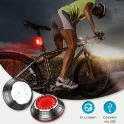 Beste Pirce ? Merkloos Fietsverlichting Set - Voorlicht Koplamp - Achterlicht - Fietslamp - Fietsverlichting Flexibel Oplaadbaar - USB - Multifunctioneel - LED Waterdicht Duurzaam Huisdierverlichting - Halsbandverlichting ❤️ -Kastoes winkel 550x541 8
