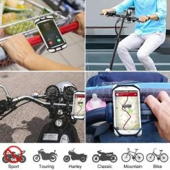 Goedkoop ? Opline Dovon Fiets Siliconen Stuurhouder Voor Mountainbike En Motorfiets - Geschikt Voor: IPhone 11 | Fietshouder | FIets Telefoon Houder | Steun | Houder Fiets Telefoon | Bike Holder ? -Kastoes winkel 550x542 1