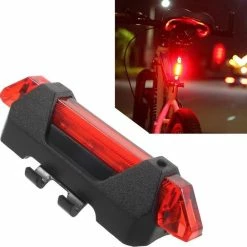 Kopen ? Eforyou Oplaadbare USB Fiets Verlichting Zadelpost - Rood ?