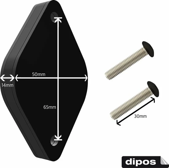 Goedkoop ✨ Dipos Fietshouder Compatibel Met Apple AirTag Fietsmontage Universeel Incl. Schroeven & Montagegereedschap E-fietsmontage Antidiefstal Tracering Zwart ? 3 Goedkoop ✨ Dipos Fietshouder Compatibel Met Apple AirTag Fietsmontage Universeel Incl. Schroeven & Montagegereedschap E-fietsmontage Antidiefstal Tracering Zwart ? - Afbeelding 3