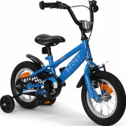 Goedkoop ? SJOEF Race Jongensfiets 12 Inch - Blauw ? -Kastoes winkel 550x547
