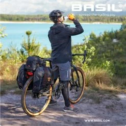 Begroting ✨ Basil Miles Tarpaulin Fietsrugzak - Enkele Fietstas - Zwart - 17 Liter ? -Kastoes winkel 550x549 12