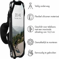 Begroting ? IMoshion Schokbestendige Telefoonhouder Fiets - GSM Houder Fiets - Universeel - Zwart ? -Kastoes winkel 550x549 20