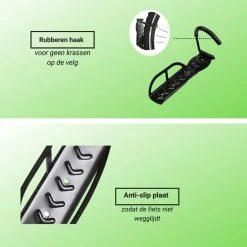 Aanbiedingen ? Merkloos Fiets Ophangsysteem -fietshaak- Muurbeugel Fiets- Ophangbeugel Fiets-Fietsbeugel Muur- Geschikt Voor Mountainbikes En Racefietsen- Max 30 Kg- Incl. Montagemateriaal Met Potlood- Geschikt Voor Stevige/gladde Muur ? -Kastoes winkel 550x550 1