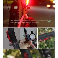 Kopen ? Eforyou Oplaadbare USB Fiets Verlichting Zadelpost - Rood ? -Kastoes winkel 550x550 110