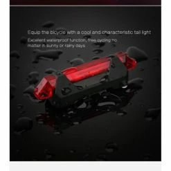 Kopen ? Eforyou Oplaadbare USB Fiets Verlichting Zadelpost - Rood ? -Kastoes winkel 550x550 116