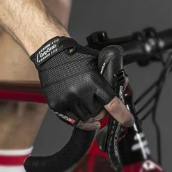 Coupon ? GripGrab GripGrab Rouleur Padded Handschoenen - Zwart - Unisex - Maat XL ? -Kastoes winkel 550x550 129