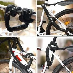 Begroting ❤️ LitaLife Fietsslot Met Sleutel, 6 Mm Dik 100 Cm Lange Stalen Ketting Fietsslot Sleutelgat Met Waterdichte Hoes, 2 Koperen Sleutels Inbegrepen ? -Kastoes winkel 550x550 188