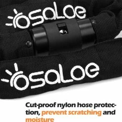 Begroting ❤️ LitaLife Fietsslot Met Sleutel, 6 Mm Dik 100 Cm Lange Stalen Ketting Fietsslot Sleutelgat Met Waterdichte Hoes, 2 Koperen Sleutels Inbegrepen ? -Kastoes winkel 550x550 190