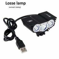 Top 10 ✔️ SolarStorm X3 USB MTB/race LED Koplamp EXTREEM Veel Licht Met 3x CREE T6 LED - USB Aansluiting - (losse Lamp Zonder Voeding) ?