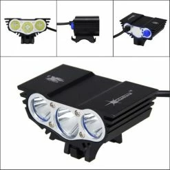 Top 10 ✔️ SolarStorm X3 USB MTB/race LED Koplamp EXTREEM Veel Licht Met 3x CREE T6 LED - USB Aansluiting - (losse Lamp Zonder Voeding) ? -Kastoes winkel 550x550 297