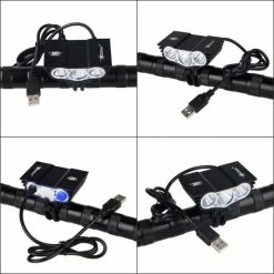 Top 10 ✔️ SolarStorm X3 USB MTB/race LED Koplamp EXTREEM Veel Licht Met 3x CREE T6 LED - USB Aansluiting - (losse Lamp Zonder Voeding) ? -Kastoes winkel 550x550 298