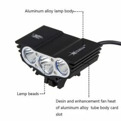 Top 10 ✔️ SolarStorm X3 USB MTB/race LED Koplamp EXTREEM Veel Licht Met 3x CREE T6 LED - USB Aansluiting - (losse Lamp Zonder Voeding) ? -Kastoes winkel 550x550 303