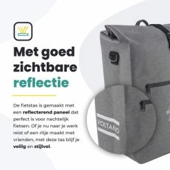 Promo ? Voltano Luxe E-bike Fietstas 28L Grijs Pakaftas Met Laptop Vak 100% Waterdicht - Met Gratis Schouderband ? 25 Promo ? Voltano Luxe E-bike Fietstas 28L Grijs Pakaftas Met Laptop Vak 100% Waterdicht - Met Gratis Schouderband ? -Kastoes winkel 550x550 398