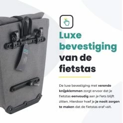 Promo ? Voltano Luxe E-bike Fietstas 28L Grijs Pakaftas Met Laptop Vak 100% Waterdicht - Met Gratis Schouderband ? 28 Promo ? Voltano Luxe E-bike Fietstas 28L Grijs Pakaftas Met Laptop Vak 100% Waterdicht - Met Gratis Schouderband ? -Kastoes winkel 550x550 401