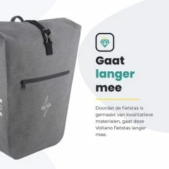 Promo ? Voltano Luxe E-bike Fietstas 28L Grijs Pakaftas Met Laptop Vak 100% Waterdicht - Met Gratis Schouderband ? 31 Promo ? Voltano Luxe E-bike Fietstas 28L Grijs Pakaftas Met Laptop Vak 100% Waterdicht - Met Gratis Schouderband ? -Kastoes winkel 550x550 404