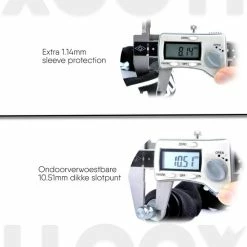 Hete verkoop ⌛ LLOCX.CO LLOCX Insteekslot Van 1 Meter + 2 Sleutels 7mm Roestvrij Staal 1000gr. Aluminium Kettingslot Krasvrij & Scheurvrije Sleeve Rood ✨ -Kastoes winkel 550x550 439