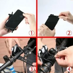 Nieuw ⌛ Case2go - Universele Telefoonhouder Fiets - 4 Tot 6.5 Inch - Grijs ? -Kastoes winkel 550x550 45