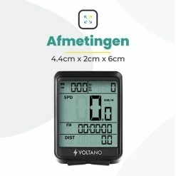 Flash-uitverkoop ✔️ Voltano Draadloze Fietscomputer 2.1 Inch – Zwart – 21 Functies – Waterdicht ? -Kastoes winkel 550x550 475