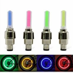 Gloednieuw ? MoetIkHebben Fietsventiel LED Verlichting - 2 X Groen - Ventiel Verlichting Fiets - Fietsventielverlichting Set LED ? -Kastoes winkel 550x550 485