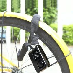 Uitgang ? PIXMY Video & Photo PIXMY - 2-in-1 Fietsslot 80cm Met Alarm - Fietsslot Ketting Cijferslot Kettingslot - Fietsalarm 110db - Scooteralarm Scooterslot ? -Kastoes winkel 550x550 500